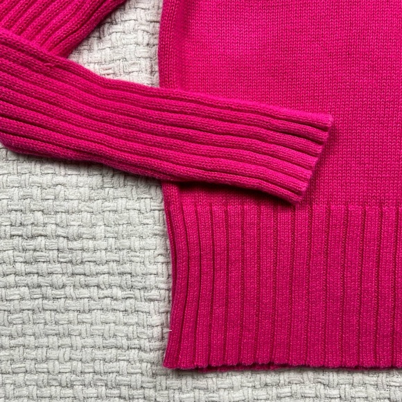 Y2K No Boundaries Pink Knit Turtleneck Sweater - Picture 6 of 6